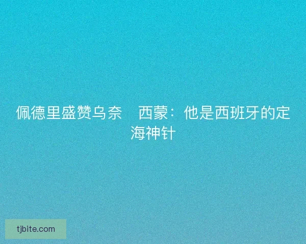 佩德里盛赞乌奈・西蒙：他是西班牙的定海神针